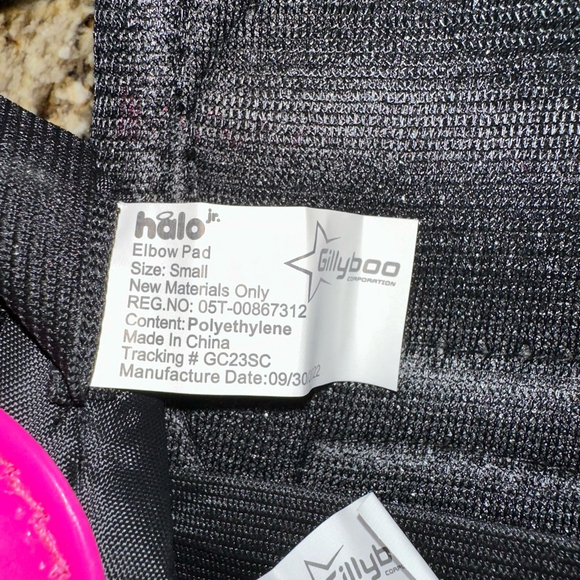 Kids Halo Jr. Protective Gear Set S/M Black Pink/Purple 4 total sets Lot Bundle - Picture 10 of 14